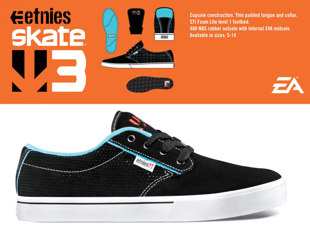 skate 3 shoes