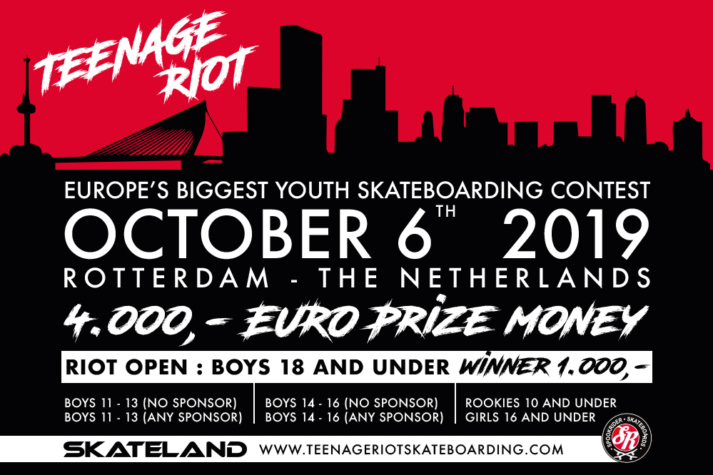 Teenage Riot Youth Skate Contest 2019