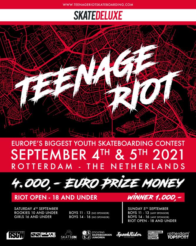 Teenage Riot 2021 – contest skate pour les jeunes | skatedeluxe Blog